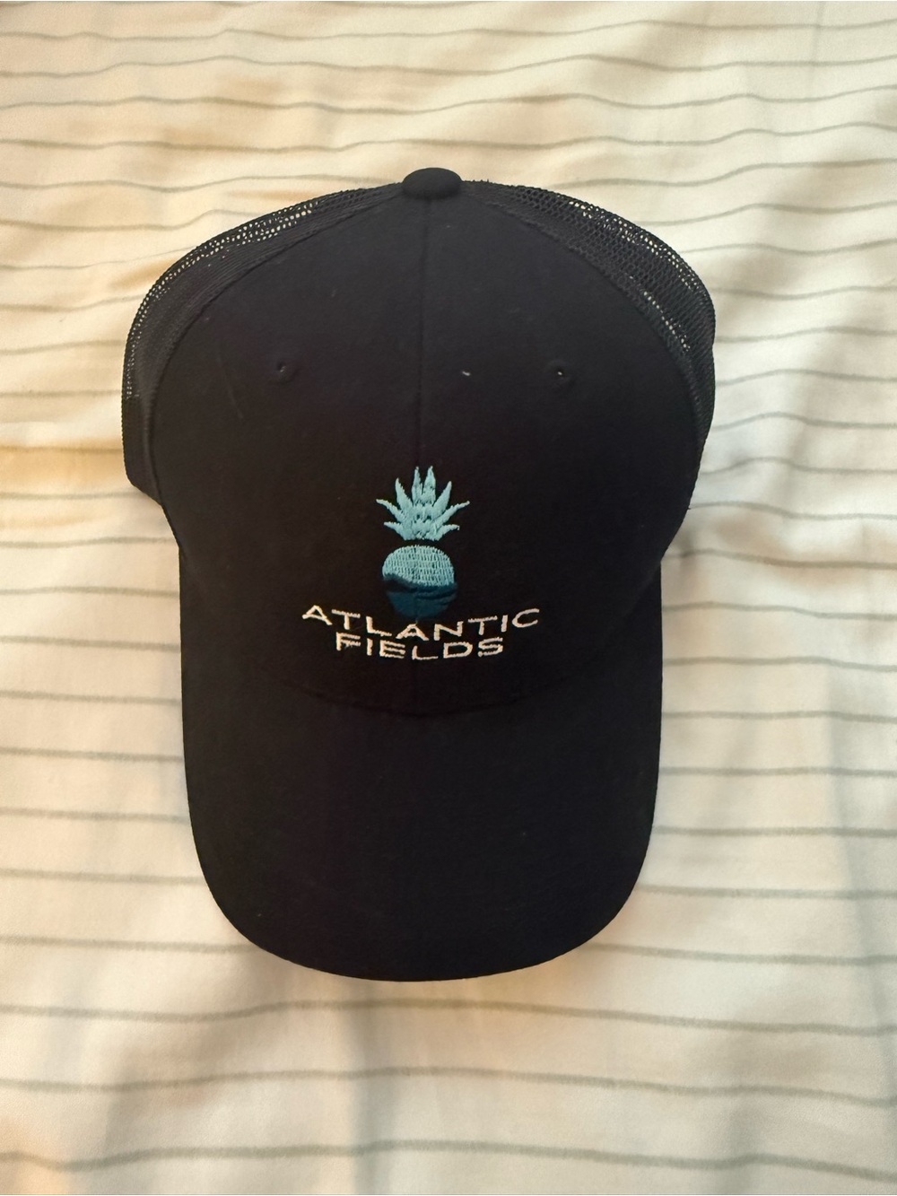 Atlantic Fields Black Mesh Trucker Hat